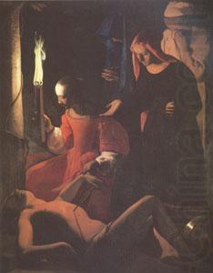 St Sebastian Tended by St Irene (mk05), Georges de La Tour